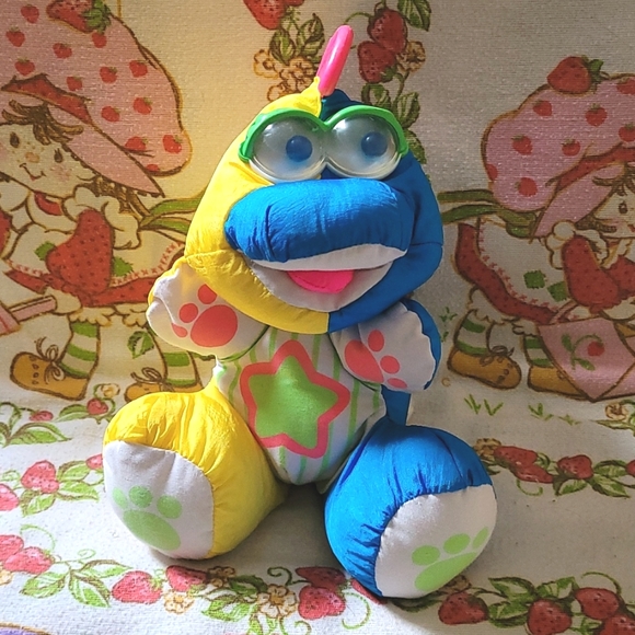 Vintage Puffalump Baby Dinosaur Plush - Picture 1 of 5